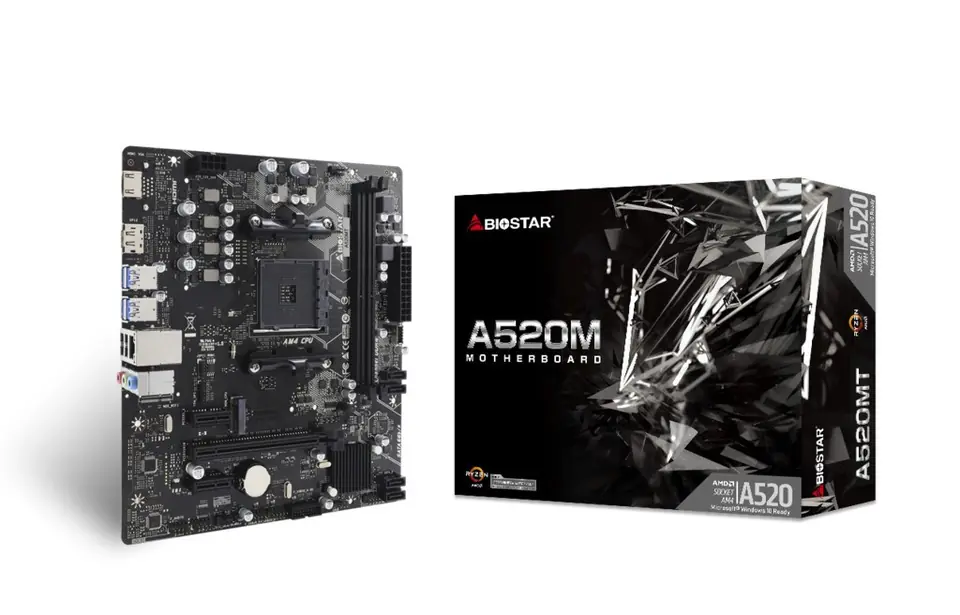 ⁨BIOSTAR A520MT motherboard⁩ at Wasserman.eu