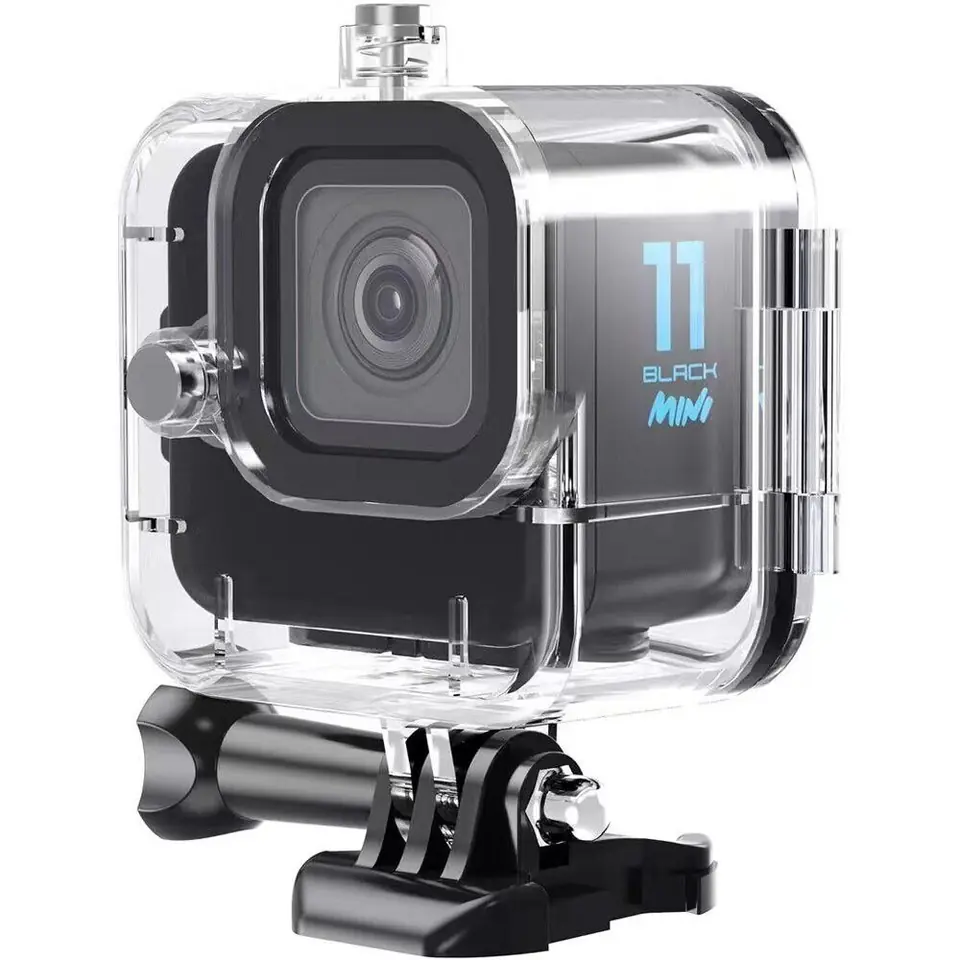 ⁨Wodoodporna obudowa Case pod Wodę na kamerę GoPro 11 mini z Uchwytem⁩ w sklepie Wasserman.eu