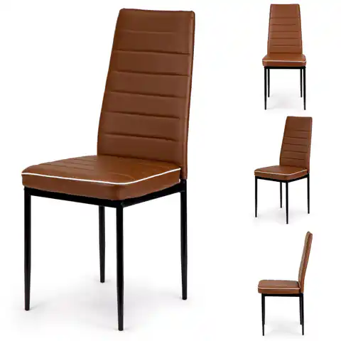 ⁨Zestaw 4 krzeseł do salonu jadalni ModernHome⁩ w sklepie Wasserman.eu
