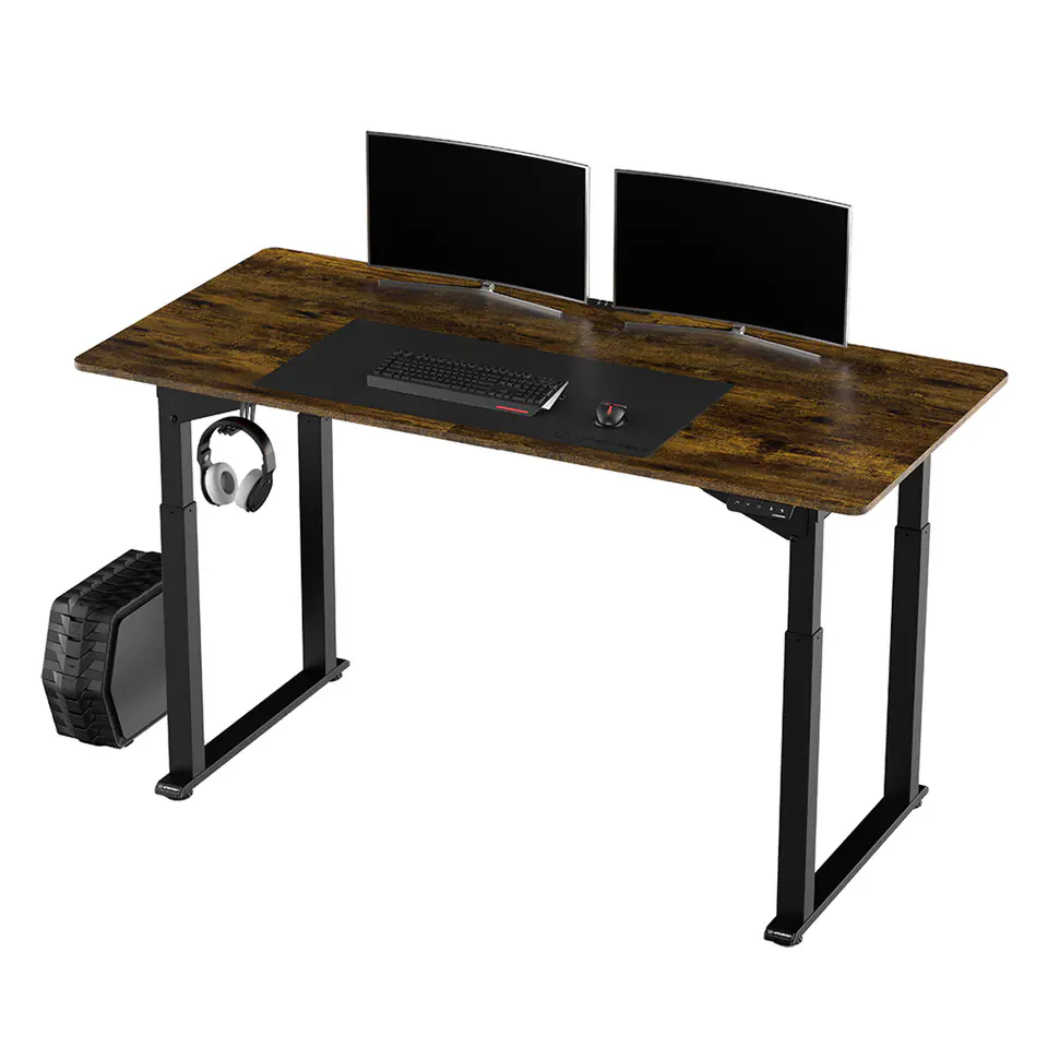 Biurko, elektycznie regulowany, 160x75 cm, 74-116 cm, UPLIFT, z podkładką pod mysz XXL, ULTRADESK w sklepie Wasserman.eu