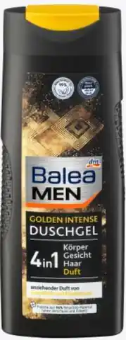 ⁨Balea Men 4in1 Golden Intense Żel pod Prysznic 300 ml⁩ w sklepie Wasserman.eu