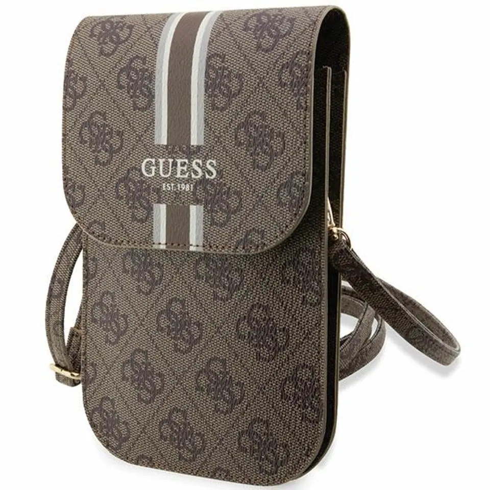 ⁨Guess Torebka GUWBP4RPSW brązowy/brown 4G Stripes⁩ w sklepie Wasserman.eu