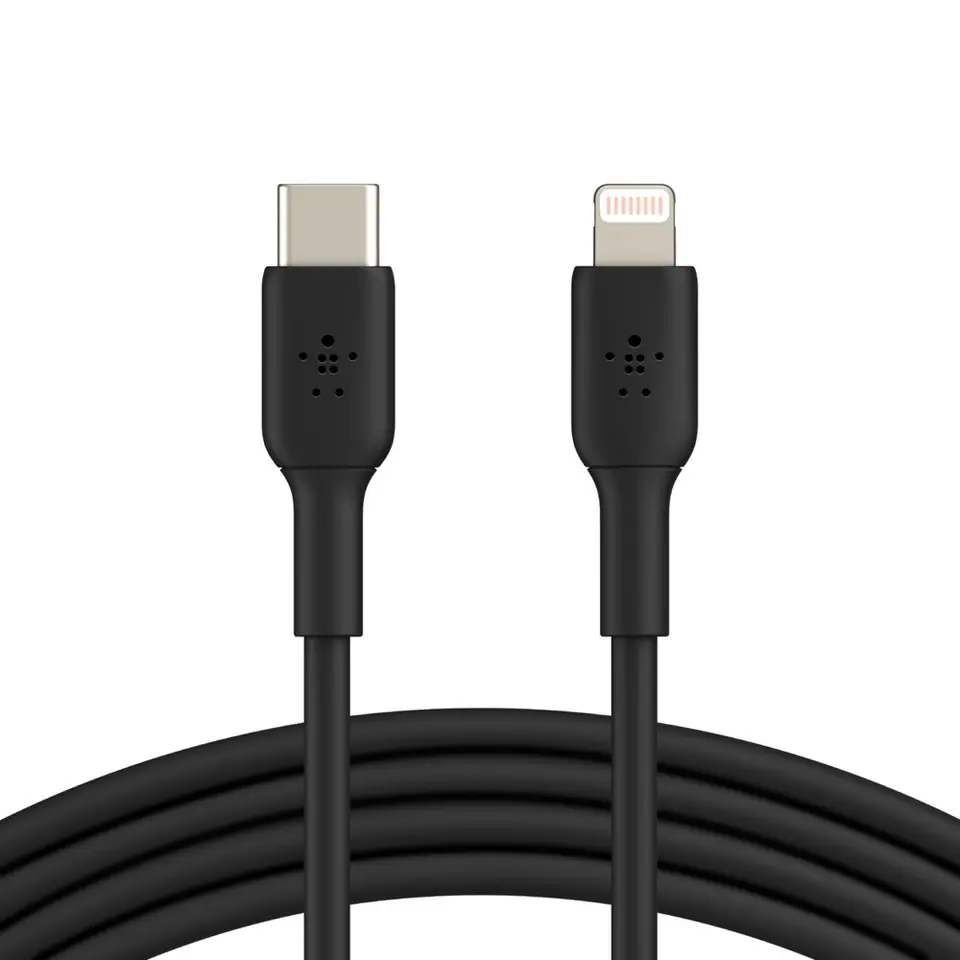 ⁨Belkin CAA003BT1MBK lightning cable 1 m Black⁩ at Wasserman.eu