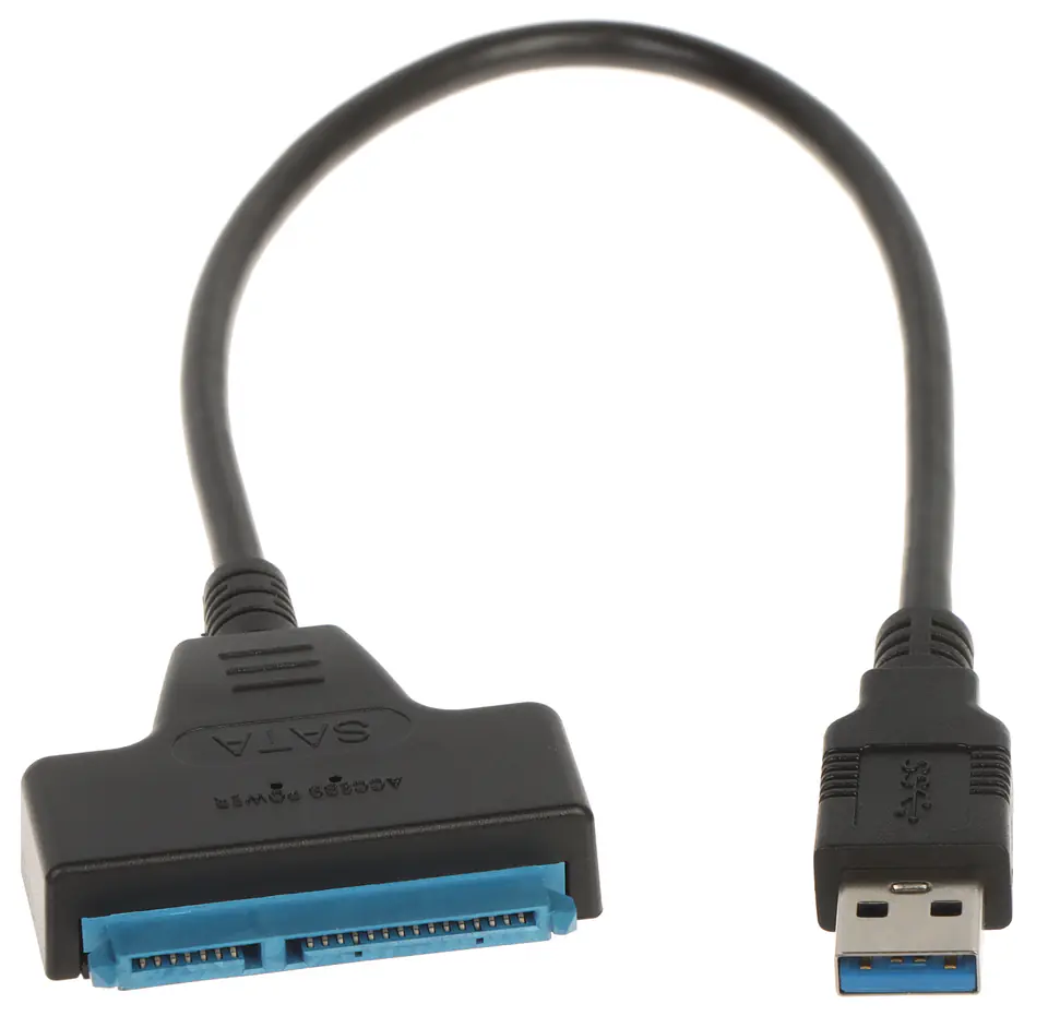 ⁨ADAPTER DO DYSKÓW USB-3.0/SATA 23 cm⁩ w sklepie Wasserman.eu