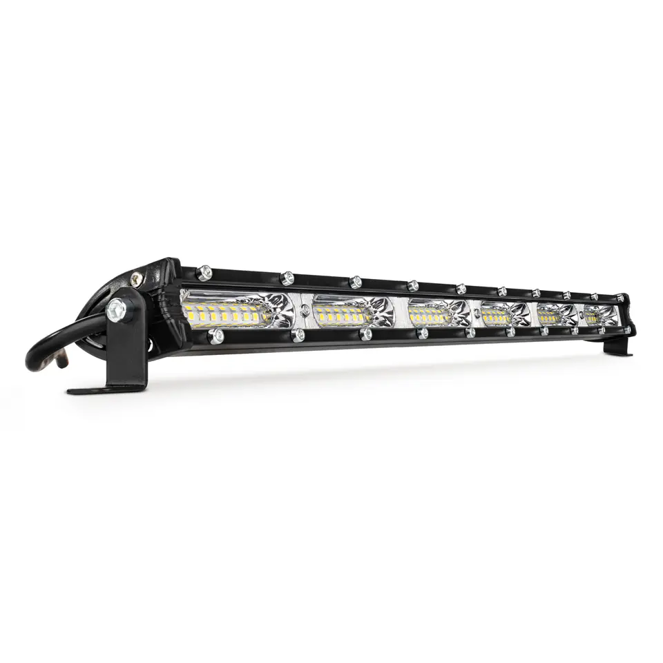 ⁨Lampa robocza panelowa slim led bar awl50 162w 12960lm 50cm 12v 24v amio-03261⁩ w sklepie Wasserman.eu