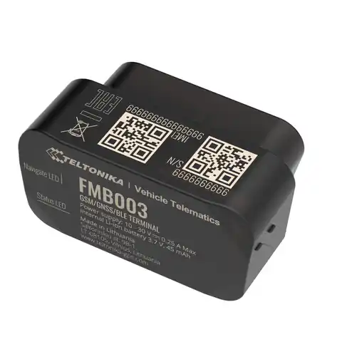 ⁨TELTONIKA FMB003 OBDII TRACKER WITH GNSS, GSM, BLE 4.0, OEM OBDII DATA⁩ w sklepie Wasserman.eu