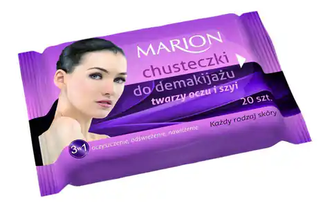 ⁨Marion Face, Eye and Neck Makeup Remover Wipes for All Skin 1op.-20pcs⁩ at Wasserman.eu