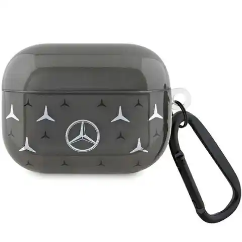 ⁨Mercedes MEAP8DPMGS AirPods Pro cover czarny/black Large Star Pattern⁩ w sklepie Wasserman.eu