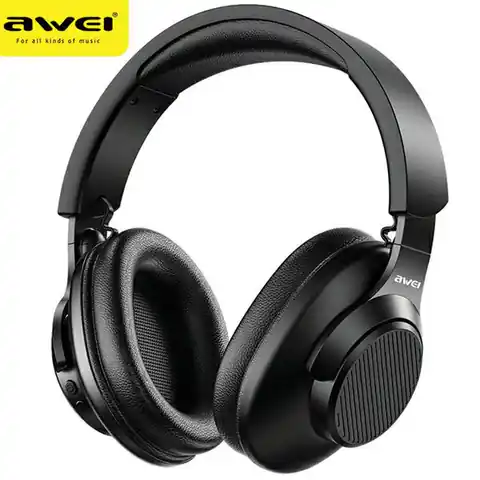 ⁨AWEI słuchawki nauszne A997 Pro ANC Bluetooth czarny/black⁩ w sklepie Wasserman.eu