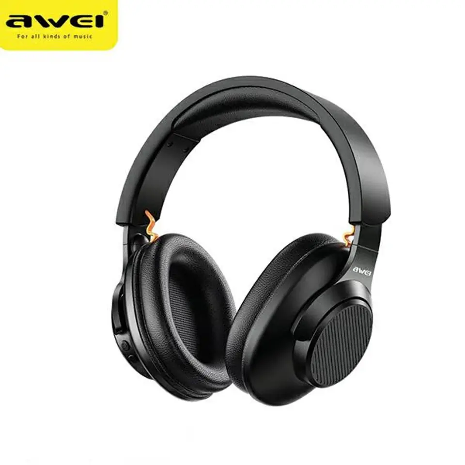 ⁨AWEI słuchawki nauszne Bluetooth A997BL czarny/black⁩ w sklepie Wasserman.eu
