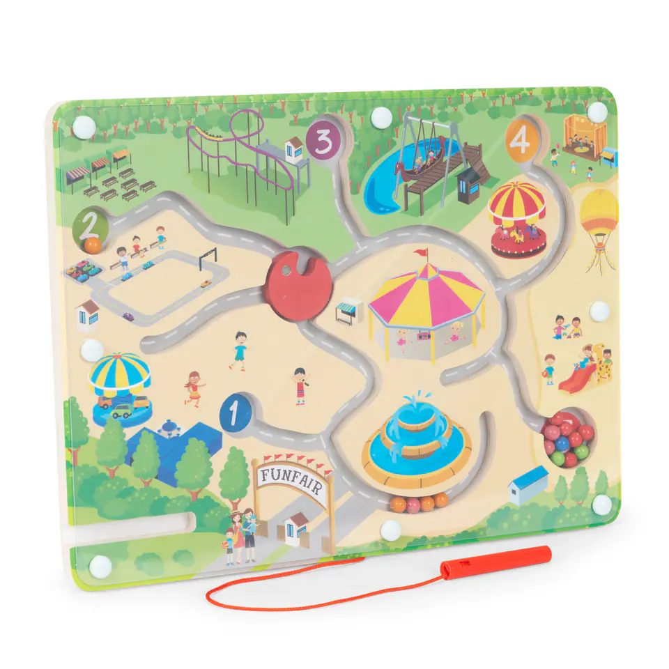 Gra labirynt magnetyczny układanka dla dzieci ECOTOYS w sklepie Wasserman.eu