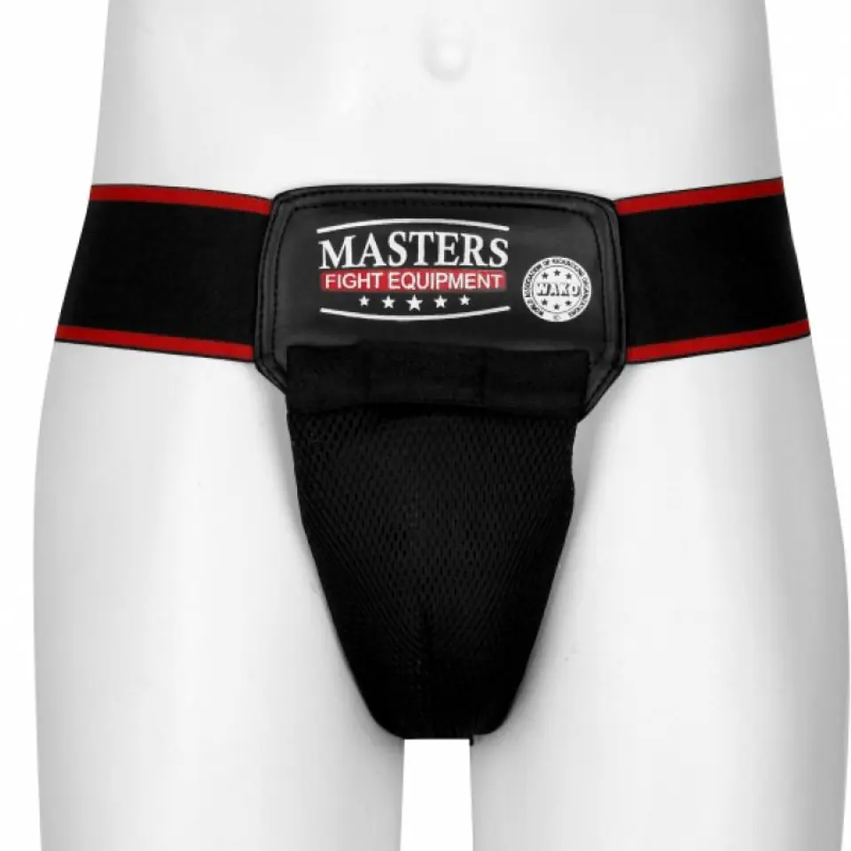 ⁨Suspensorium męskie MASTERS S-202W (kolor Czarny, rozmiar M)⁩ w sklepie Wasserman.eu