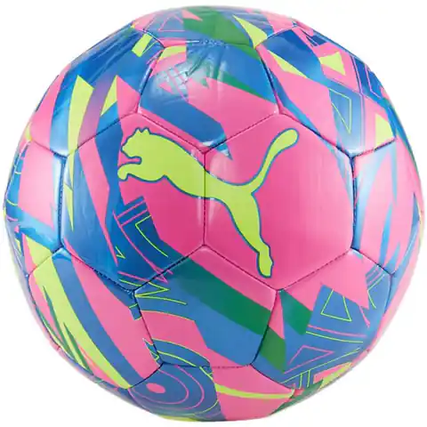 ⁨Piłka nożna Puma Graphic Energy 84136 (kolor Niebieski. Różowy, rozmiar 4)⁩ w sklepie Wasserman.eu