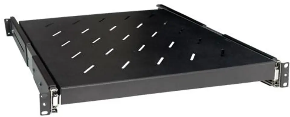 ⁨Półka wysuwana 420x400 do szaf RACK 19 cali RAPW600⁩ w sklepie Wasserman.eu