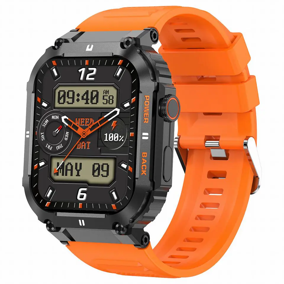 SMARTWATCH MĘSKI Gravity GT6-3 - WYKONYWANIE POŁĄCZEŃ, MONITOR SNU (sg020c) w sklepie Wasserman.eu