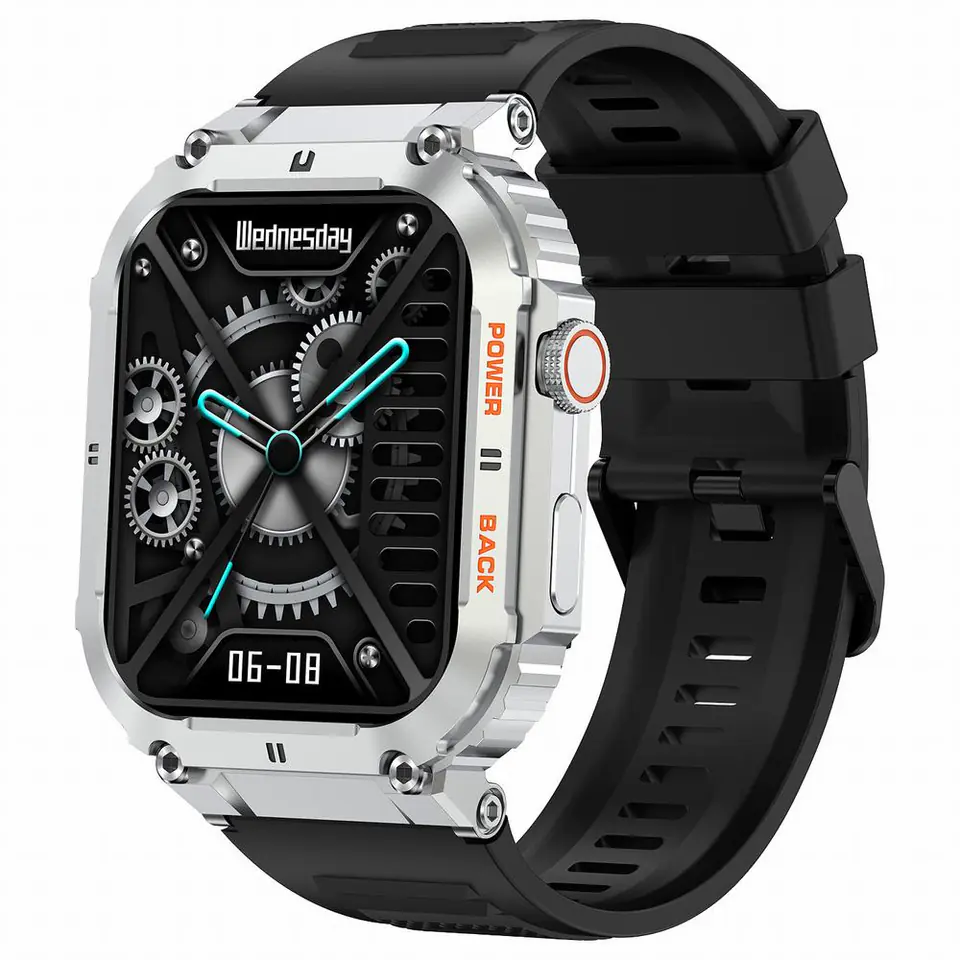 SMARTWATCH MĘSKI Gravity GT6-5 - WYKONYWANIE POŁĄCZEŃ, MONITOR SNU (sg020e) w sklepie Wasserman.eu