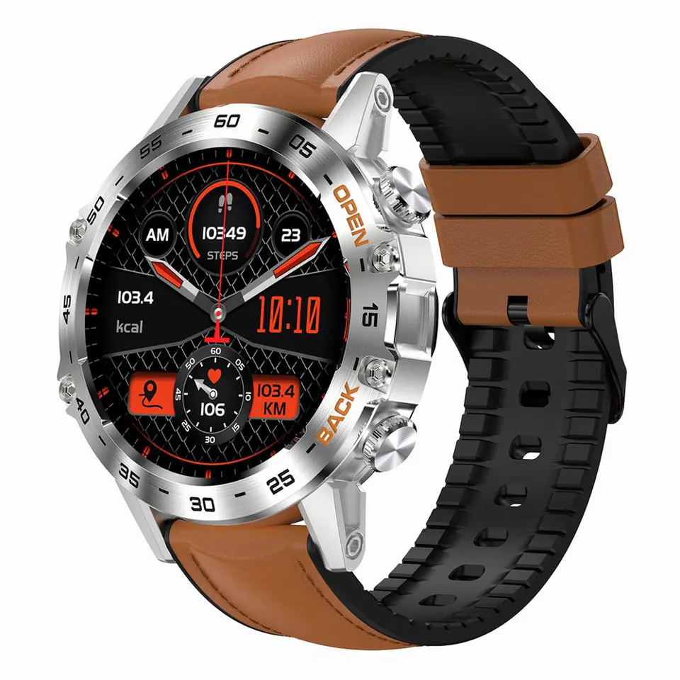 ⁨SMARTWATCH MĘSKI Gravity GT9-8 - WYKONYWANIE POŁĄCZEŃ, CIŚNIENIOMIERZ (sg021h)⁩ w sklepie Wasserman.eu