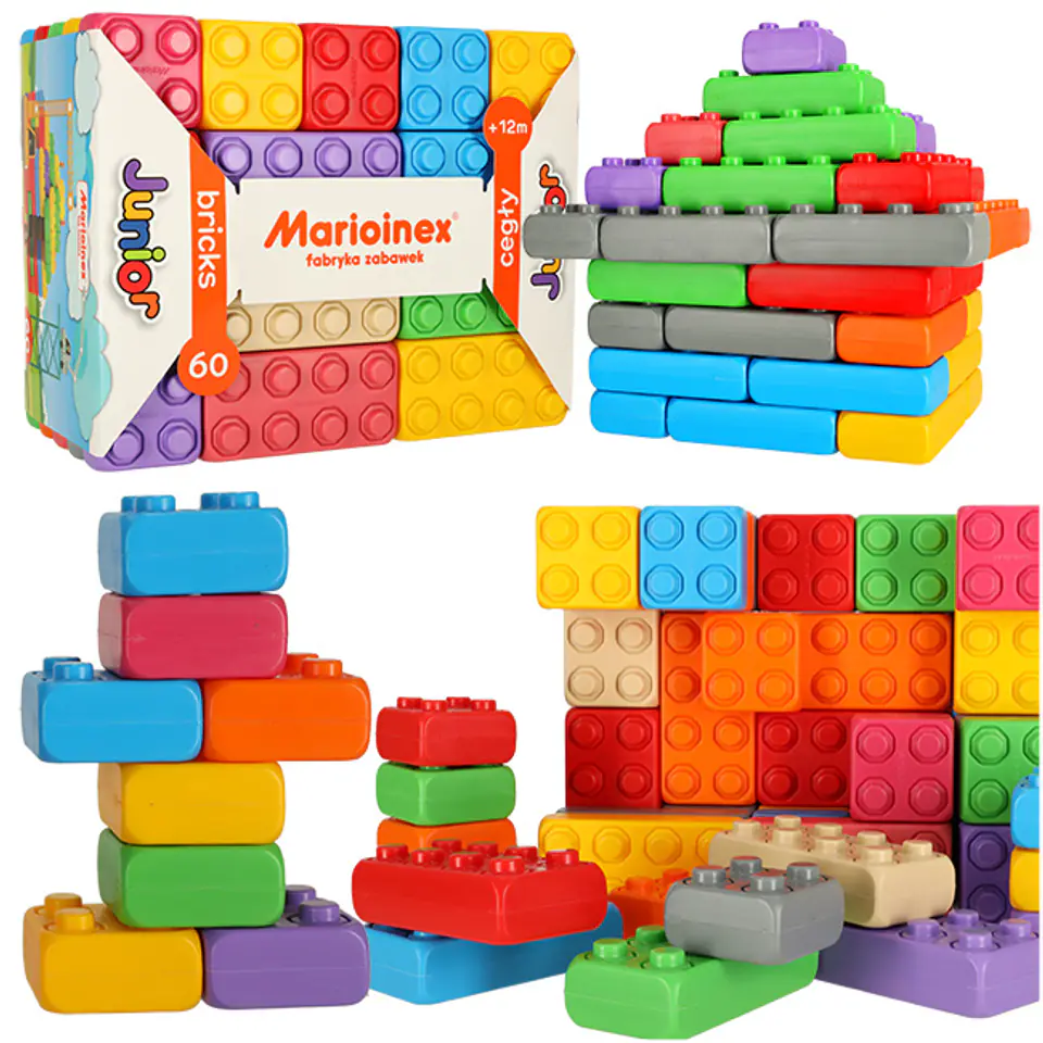 Building blocks Junior Bricks 60 pcs at Wasserman.eu