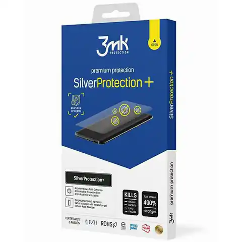 ⁨3MK Silver Protect+ iPhone 15 Pro 6.1" Antymikrobowa folia montowana na mokro⁩ w sklepie Wasserman.eu