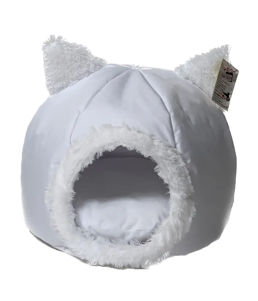 ⁨GO GIFT cat bed - light grey - 40x40x34 cm⁩ at Wasserman.eu