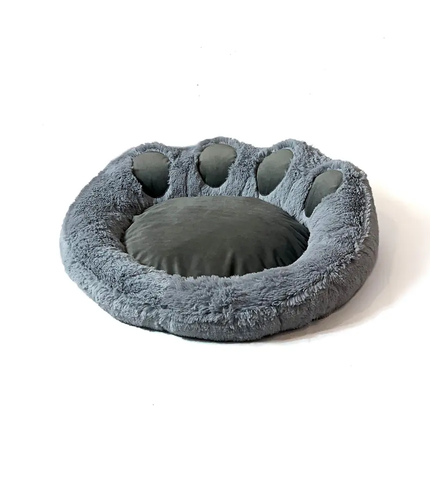 ⁨GO GIFT Dog and cat bed XXL - grey - 85x85 cm⁩ at Wasserman.eu