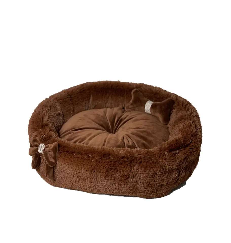 ⁨GO GIFT Cocard chocolate XL - pet bed - 65 x 60 x 18 cm⁩ at Wasserman.eu