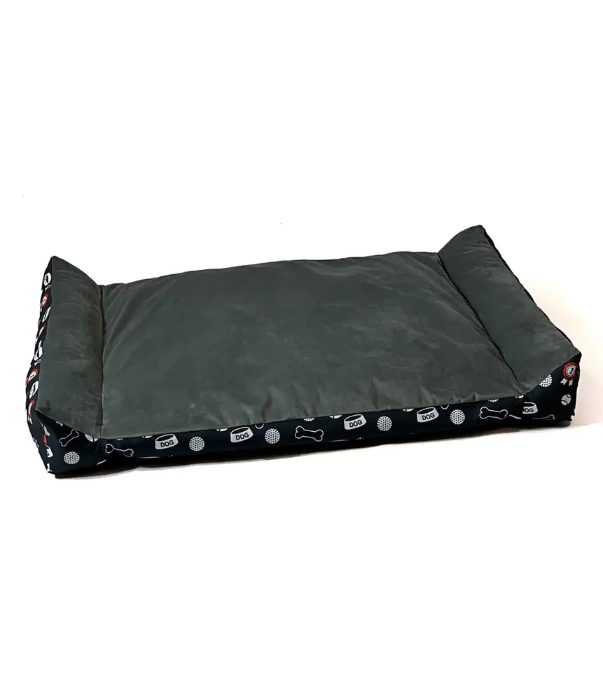 ⁨GO GIFT Rex graphite XXL - pet bed - 105 x 75 x 8 cm⁩ at Wasserman.eu