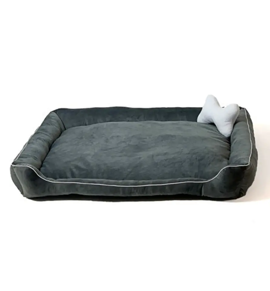 ⁨GO GIFT Lux graphite - pet bed - 95 x 70 x 9 cm⁩ at Wasserman.eu