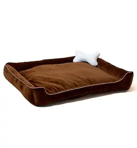 ⁨GO GIFT Lux brown - pet bed - 95 x 70 x 9 cm⁩ at Wasserman.eu
