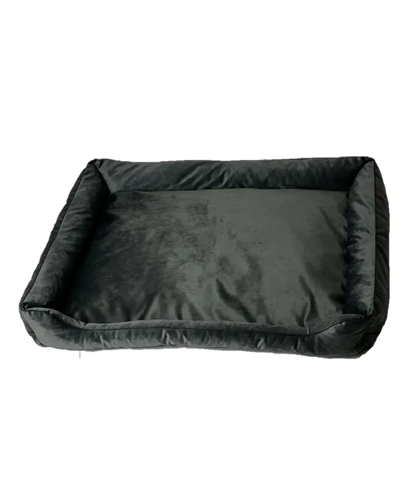 ⁨GO GIFT Lux black - pet bed - 95 x 70 x 9 cm⁩ at Wasserman.eu