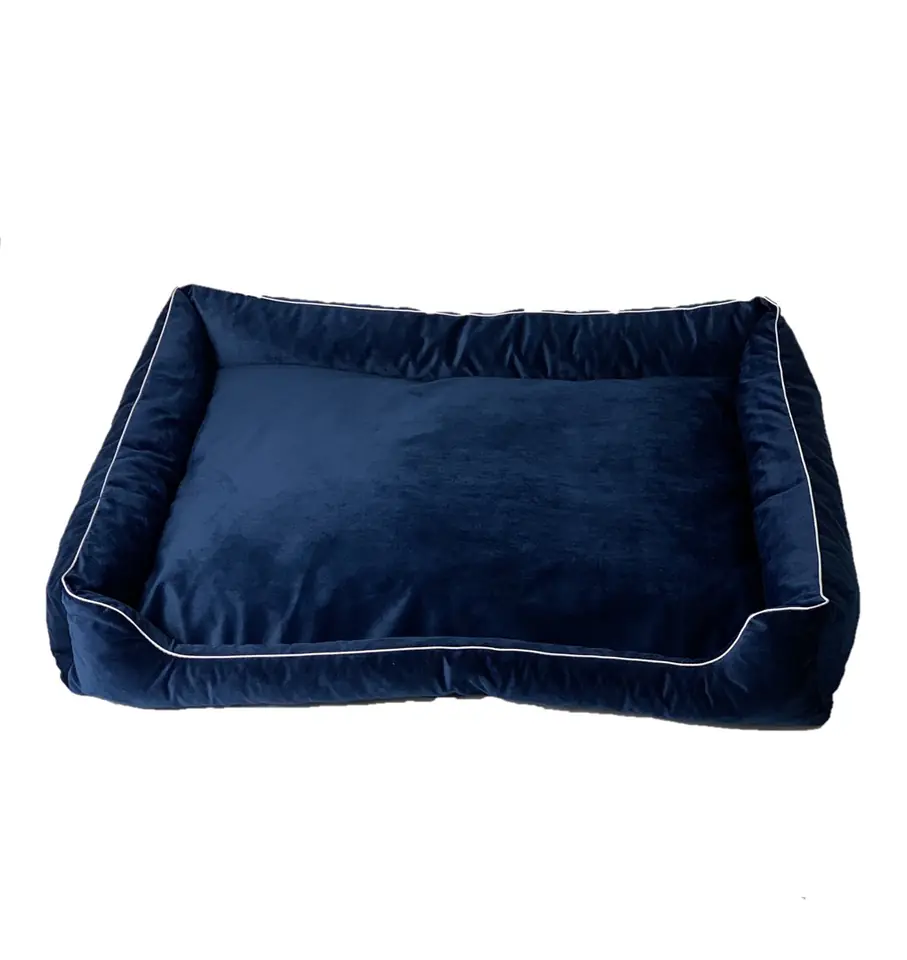 ⁨GO GIFT Lux navy blue - pet bed - 95 x 70 x 9 cm⁩ at Wasserman.eu