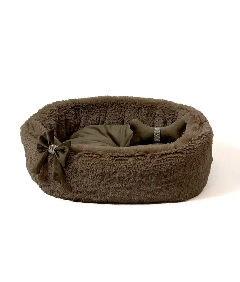 ⁨GO GIFT Cocard brown L - pet bed - 55 x 52 x 18 cm⁩ at Wasserman.eu