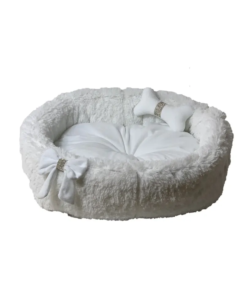 ⁨GO GIFT Cocard white L - pet bed - 55 x 52 x 18 cm⁩ at Wasserman.eu