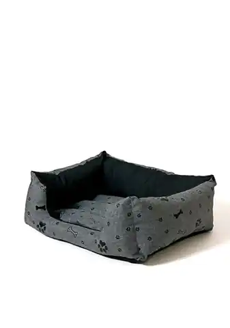 ⁨GO GIFT Dog bed XL - graphite - 75x55x15 cm⁩ at Wasserman.eu