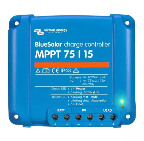 ⁨Victron Energy Regulator ładowania Blue Solar MPPT 75V/15A⁩ w sklepie Wasserman.eu