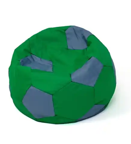 ⁨Soccer Sako bag pouffe green-grey L 80 cm⁩ at Wasserman.eu