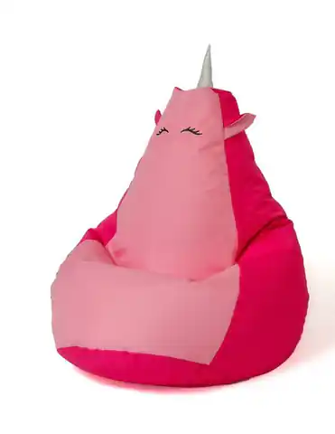⁨Sako bag pouf Unicorn pink-light pink XXL 140 x 100 cm⁩ at Wasserman.eu