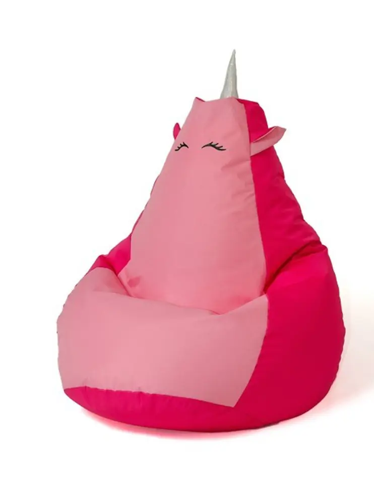 ⁨Sako bag pouf Unicorn pink-light pink L 105 x 80 cm⁩ at Wasserman.eu