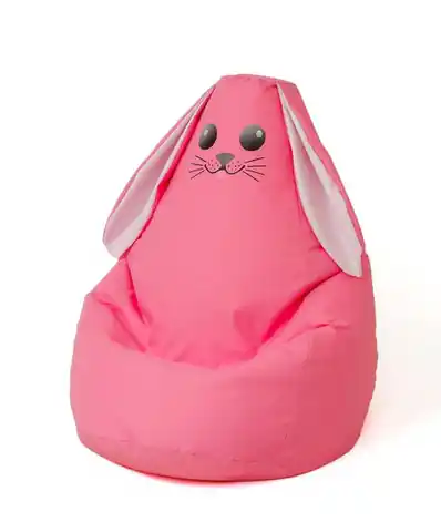 ⁨Sako bag pouf Rabbit pink L 105 x 80 cm⁩ at Wasserman.eu