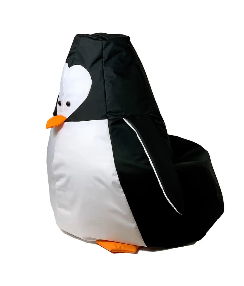 ⁨Sako bag pouf Penguin black and white L 105 x 80 cm⁩ at Wasserman.eu