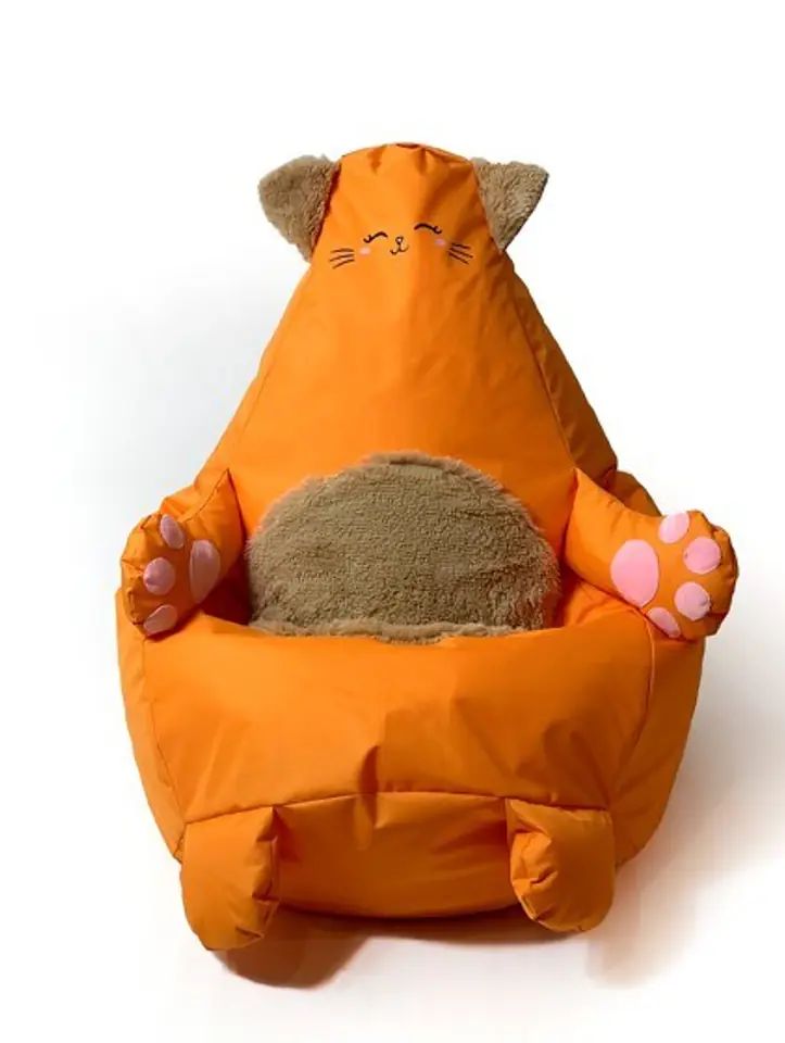 ⁨Sack Sako Kitten orange L 105 x 80 cm⁩ at Wasserman.eu