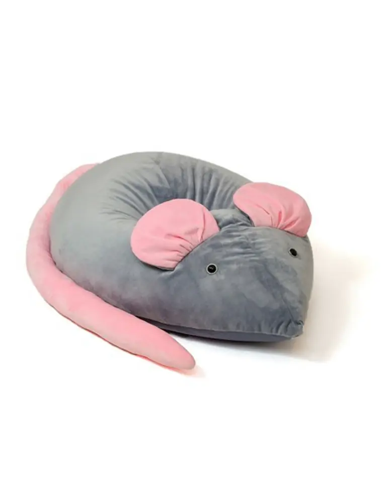 ⁨Sako bag pouffe Mouse grey-pink L 110 x 80 cm⁩ at Wasserman.eu