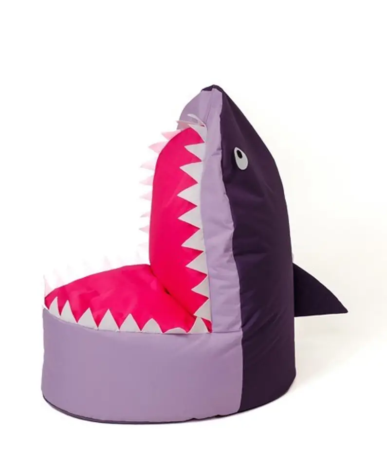 ⁨Sako bag pouffe Shark purple-light purple XXL 100 x 60 cm⁩ at Wasserman.eu