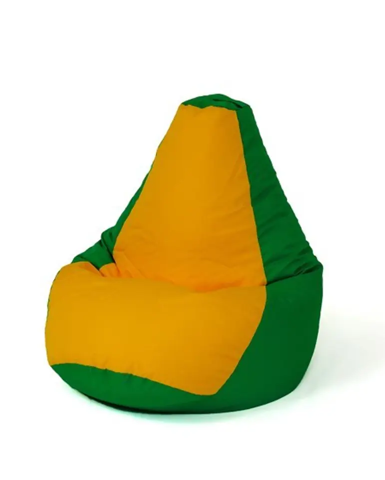 ⁨Sako bag pouffe Pear green-yellow L 105 x 80 cm⁩ at Wasserman.eu