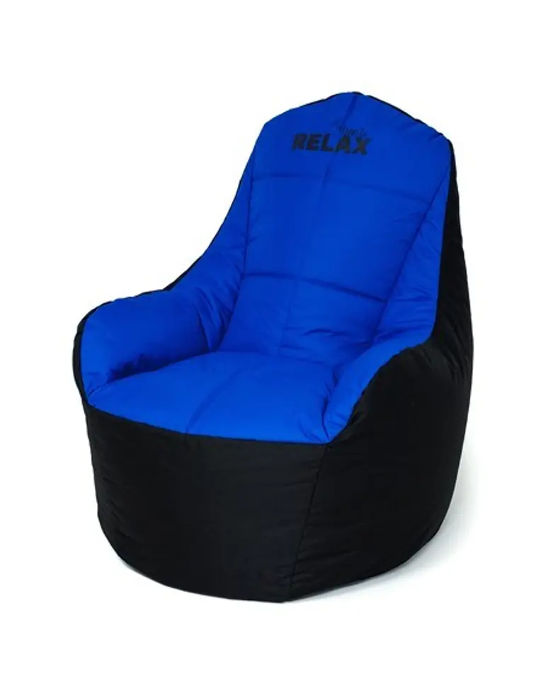 ⁨Sako Boss sack pouffe black-blue XXL 140 x 90 cm⁩ at Wasserman.eu