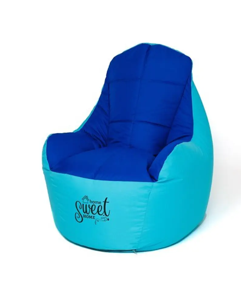 ⁨Sako bag pouffe Boss blue- cornflower XXL 140 x 90 cm⁩ at Wasserman.eu