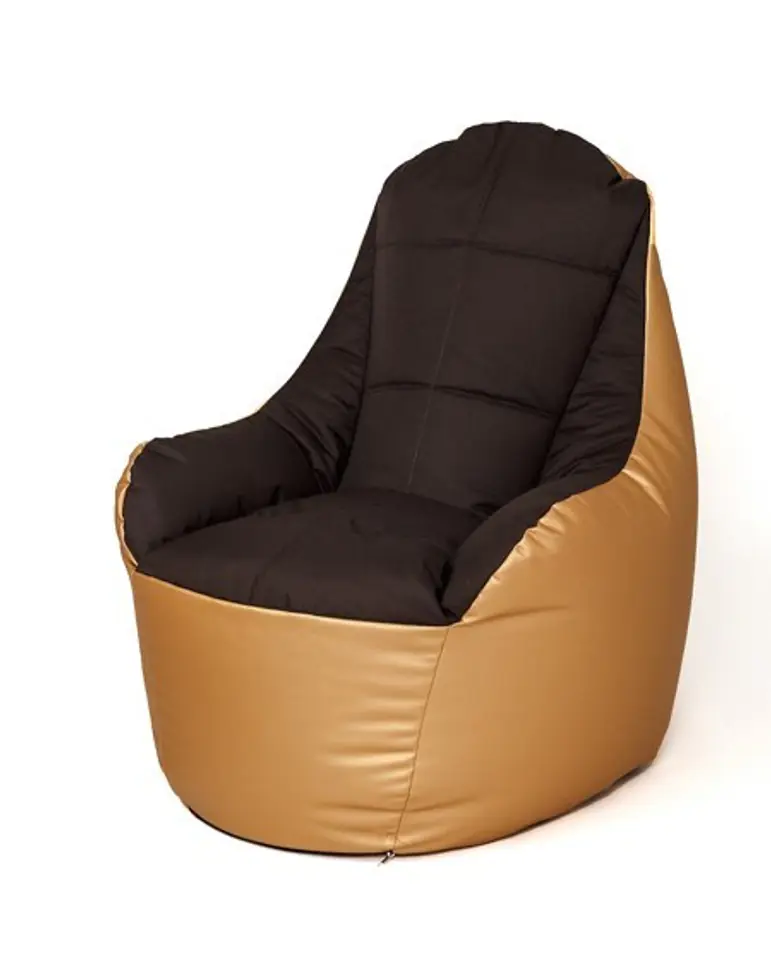 ⁨Sack Sako Boss gold-brown XXL pouffe 140 x 90 cm⁩ at Wasserman.eu