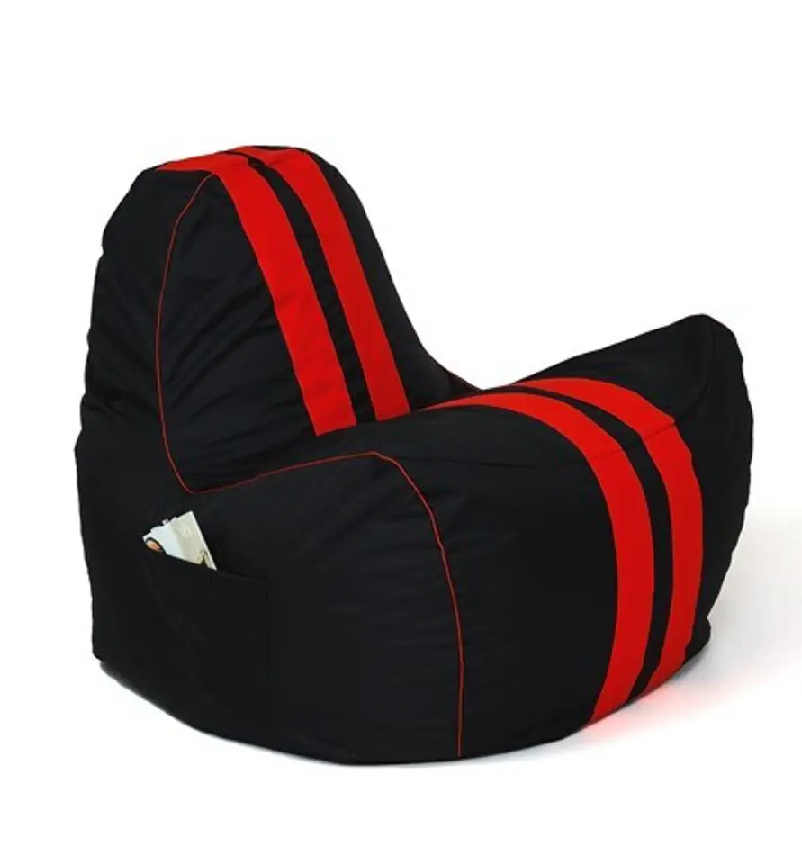 ⁨Sako bag pouffe Ferrari black-red XXL 140 x 100 cm⁩ at Wasserman.eu