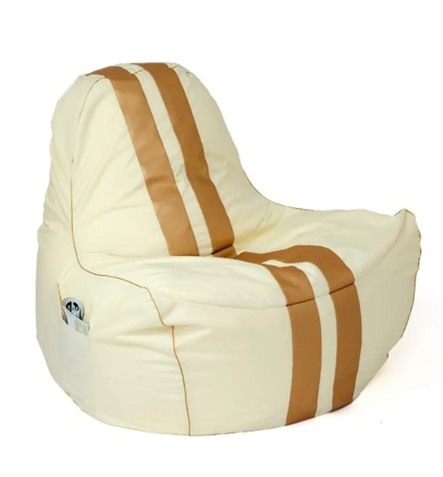Sako sack pouffe Ferrari beige-gold XXL 140 x 100 cm at Wasserman.eu