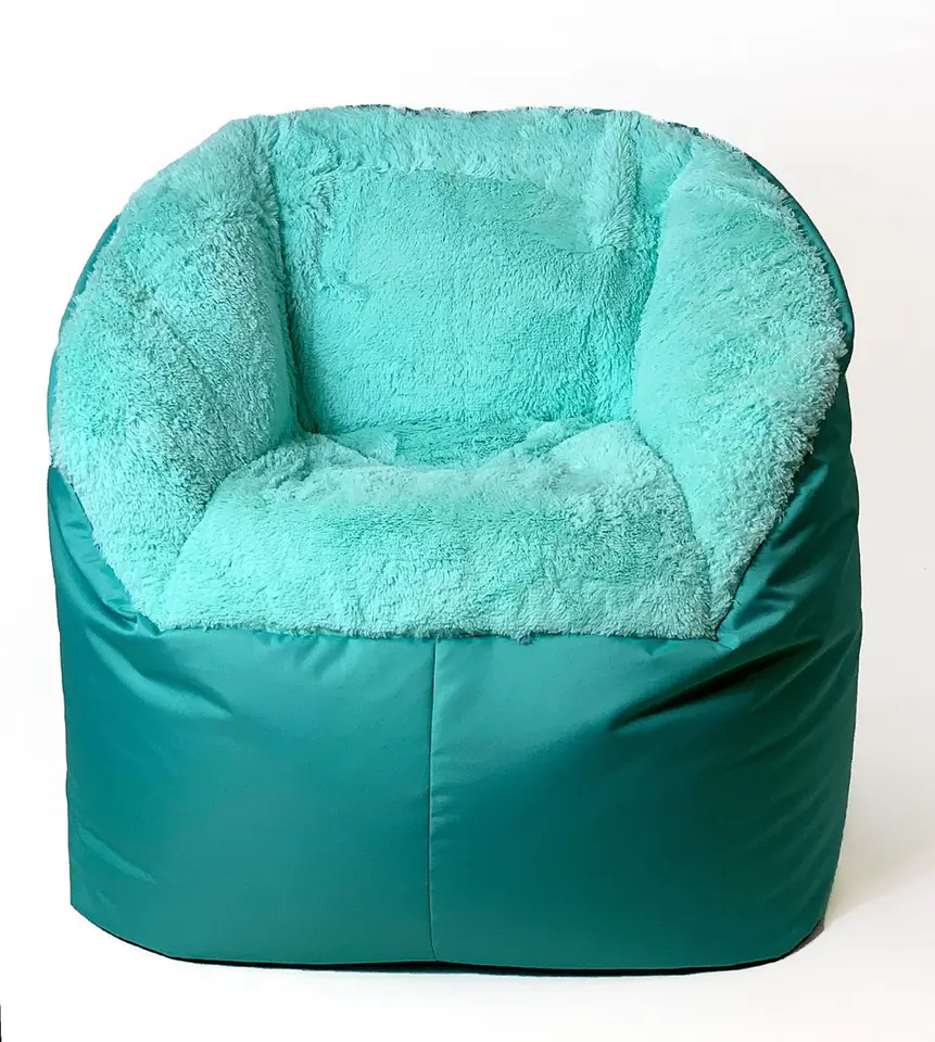 ⁨Sako sack pouf Fluffy mint XXL 140 x 90 cm⁩ at Wasserman.eu